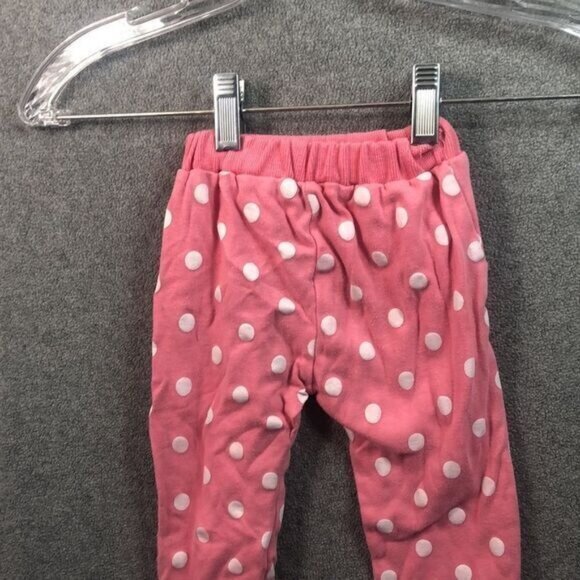 Pink Polka Dot Toddler Pants With Elastic‎ Waistband - Picture 6 of 6